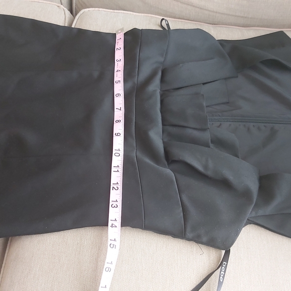 Bebe black sheath dress midi pencil cut - Picture 14 of 14